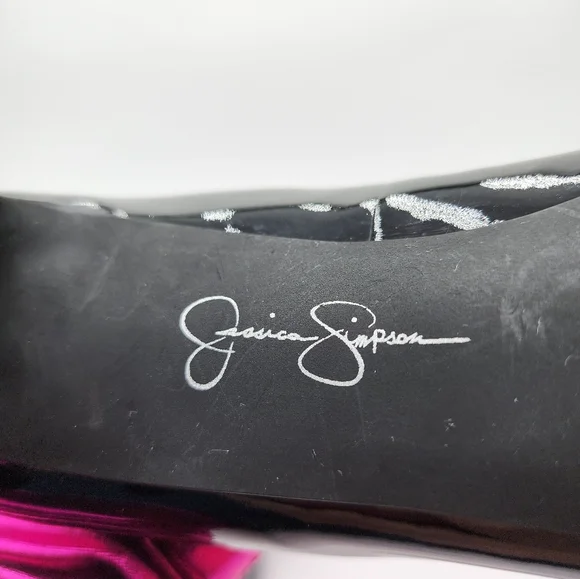 Jessica Simpson Patent Leather Platform Heel Size 8.5 - Picture 4 of 14